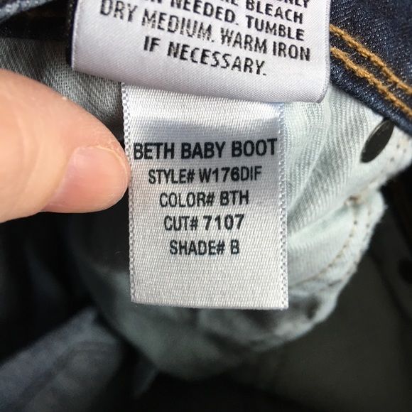 Hudson Beth Baby Boot Jeans - Size 27 - Picture 6 of 7
